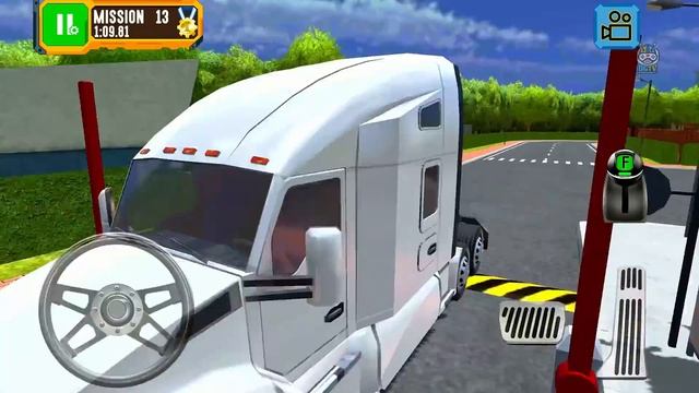 American Semi Truck Driving - Truck Driver: Depot Parking Simulator - Android Gameplay смотреть онлайн