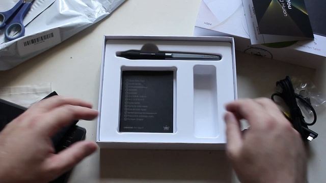 Графический планшет HUION HS64 (8192) не хуже брендовых! смотреть онлайн
