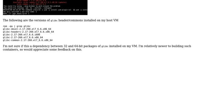 Unix & Linux: Error building Docker container images on CentOS 7 смотреть онлайн
