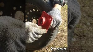 Тюнинг мотоблока Салют. Ставим колеса от ВАЗ.