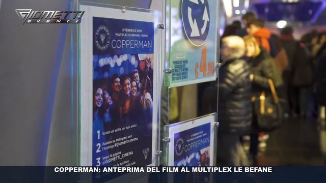 Copperman in anteprima con Luca Argentero e Eros Puglielli al Multiplex Le Befane di Rimini смотреть онлайн