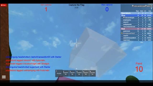 Peach Toadstool Plays: ROBLOX - Capture The Flag Round 0002 смотреть онлайн