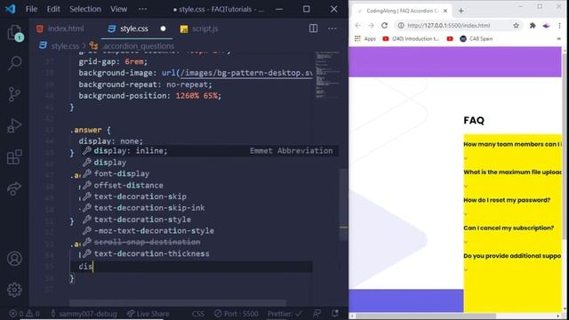 How to Code a Responsive FAQ accordion dropdown | VanillaJS Tutorial - frontend mentor challenge смотреть онлайн