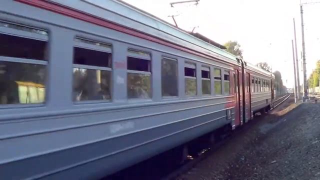 Встреча электропоездов ЭД4м-0149 и ЭД4м-0169 смотреть онлайн