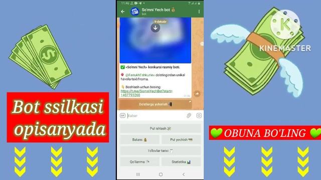 Telegramdan Pul Ishlash Yo'llari | Trend Pul Ishlash Usuli | Sarmoyasiz Pul Ishlash 2022.