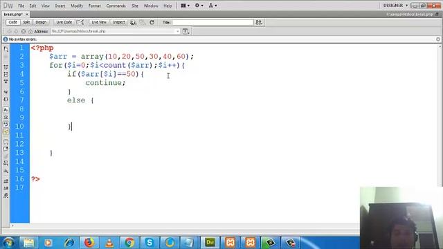 PHP Continue statement in Bangla смотреть онлайн