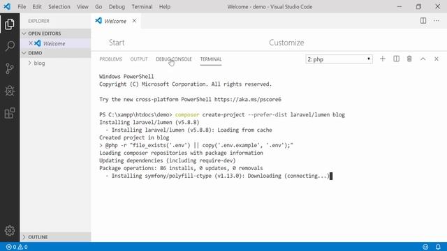 Laravel API Tutorial Bangla | Part 03 Create And Run New Project смотреть онлайн