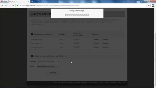 Instalar certificado SSL Let's Encrypt en cPanel смотреть онлайн