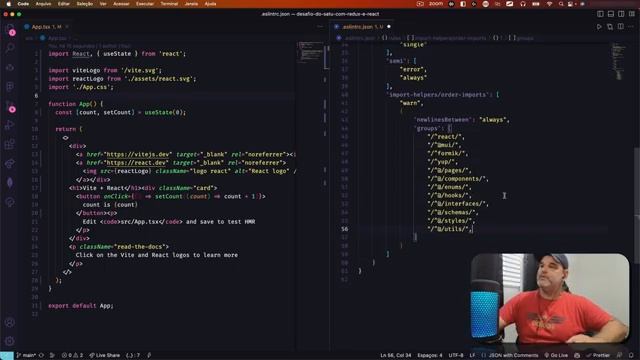 #02 Resolvendo Processo Seletivo | Criando padrões com Eslint | Vite | ReactJs. смотреть онлайн