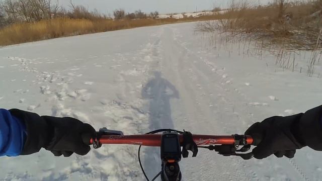 Зимняя гонка в Городище, просмотр круга.