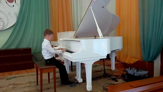 Шепелев Сергей 7лет Р.н.п. Во поле береза стояла, Л.Шукайло Цыплята смотреть онлайн