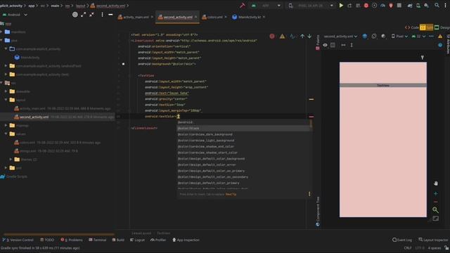 How to Open a New Activity With a Button in Kotlin || Android Studio || This is Sayan|| смотреть онлайн