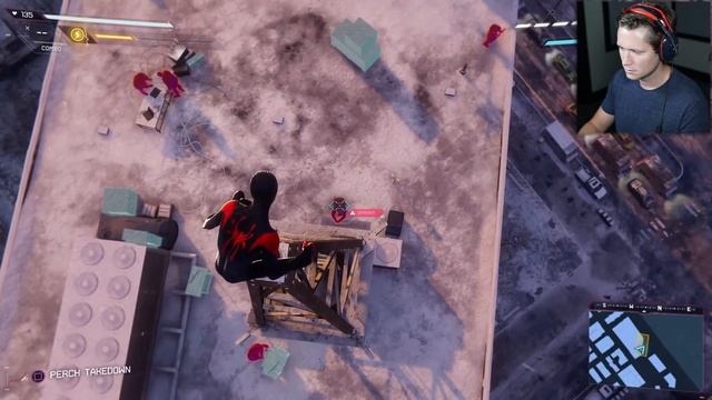 INTO THE SPIDERVERSE SUIT GAMEPLAY - Spider-Man: Miles Morales (PS5) смотреть онлайн