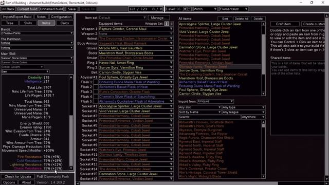Stone Golem Build Guide Updated & Glorious Vanity Timeless Jewel Xibaqua - 313 смотреть онлайн