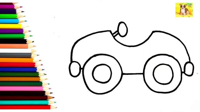 Машина рисунок для малышей/Как рисовать Машину#рисунок# смотреть онлайн