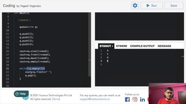 Queue & Deque | C++ STL Series | Episode 6 | Yogesh Yogendra смотреть онлайн