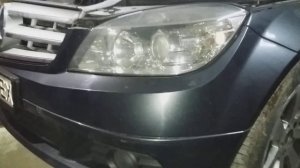 Drain coolant en (antifreeze )Mercdes C- Klass w204  2010. Слить антифриз Мерседес .