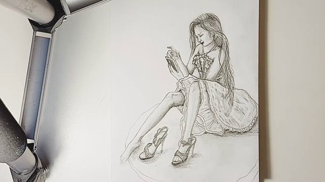 #Gindylla Как нарисовать картину маслом."Как мама" часть 1. Эскиз #Алёна_Гончарова смотреть онлайн