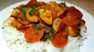 Картофель тушёный без масла в пост от цыганки. Картофельный соус. Постное блюдо. Gipsy cuisine.