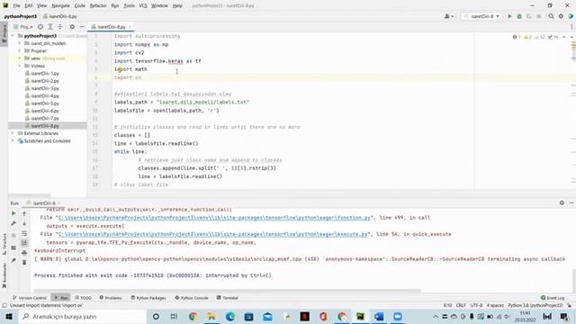 Python Opencv ve Teachable Machine ile işaret dili algılayıcı örneği смотреть онлайн