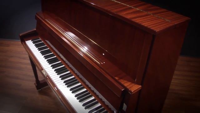 Petrof P-131 51" Studio Upright Piano Ribbon Mahogany (#546775) смотреть онлайн