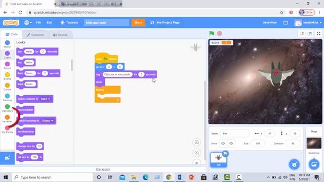 Hide and Seek l Scratch Games Tutorial смотреть онлайн