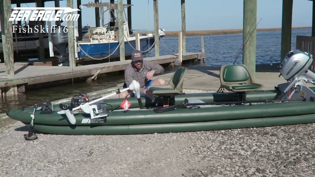 Sea Eagle FishSkiff16™ - Big Redfish & Black Drum Fishing In Louisiana! смотреть онлайн