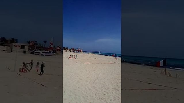 Тунис о.Джерба,Пляж hotel Magiс iliade aquapark 4. смотреть онлайн