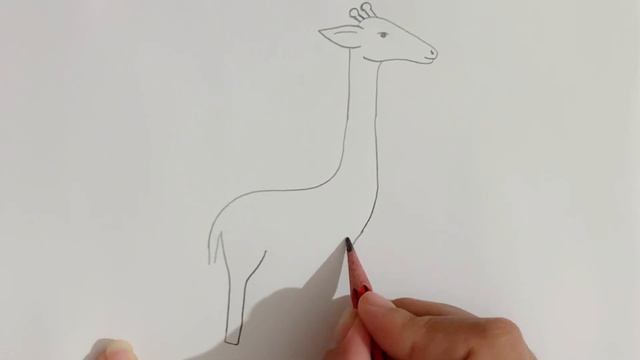 How to draw a giraffe|Giraffe drawing step by step #art #drawing смотреть онлайн