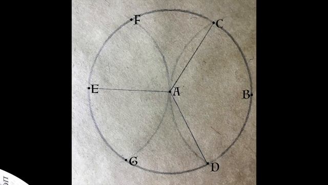 Деление окружности на сектора. Простая геометрия ч.1 смотреть онлайн