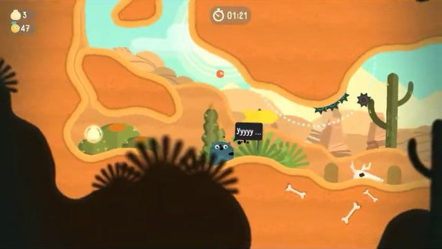 The Big Journey - 12 уровень. Ветряная пустыня (прохождение на 3 звезды и все фотки) смотреть онлайн