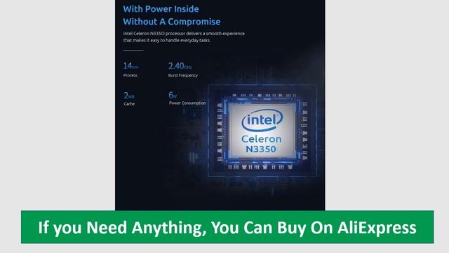 BMAX B1 Plus Mini PC Intel Celeron N3350 Processor Windows 10 Pro 4K 6GB 64GB USB смотреть онлайн