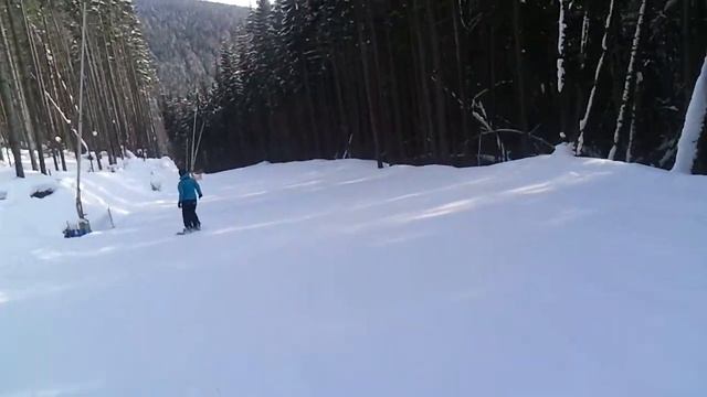 Буковель. Спуск по трассе 5H (2012) смотреть онлайн