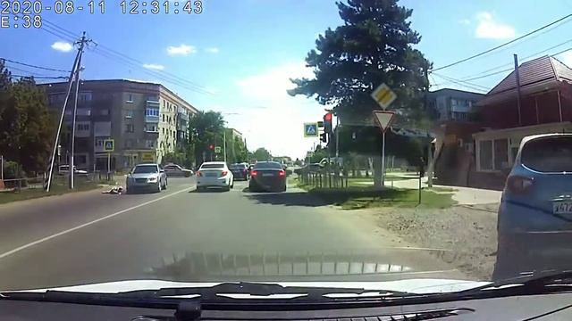 Наезд на пешехода в Тимашевске смотреть онлайн
