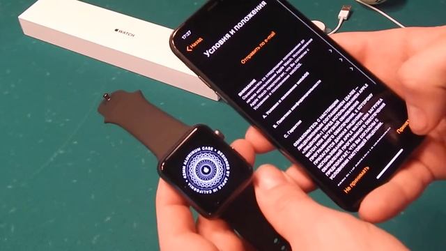 Распаковка Apple watch S1 смотреть онлайн