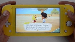 Animal Crossing: New Horizons Nintendo Switch Lite Gameplay - Day 1