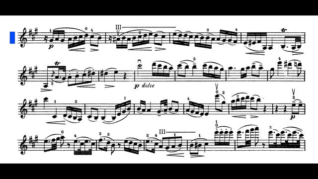 Mozart - Violin Concerto No 4 - K 218 - 2nd mvt - piano accompaniment смотреть онлайн