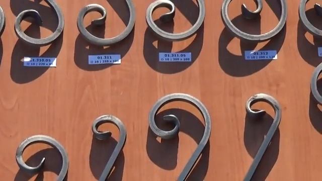 Художественная ковка Ровно. Завитки S : 01.310 - 01.312.05 смотреть онлайн