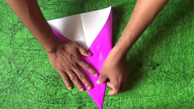 Origami Simple paper rocket in 3 steps смотреть онлайн