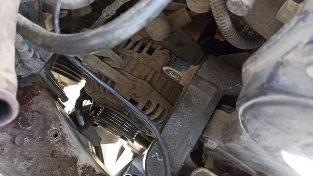 KiA Spectra КАК СНЯТЬ ГЕНЕРАТОР смотреть онлайн