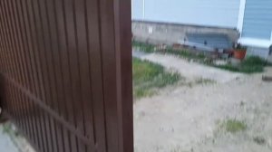 Откатные ворота полукругом ( дугой ) или с ковкой