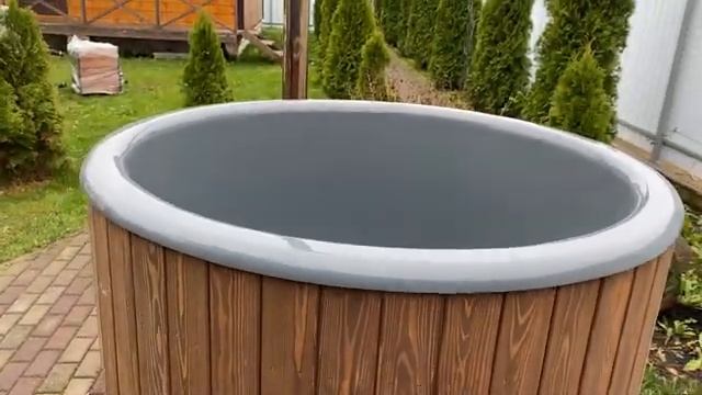 Купель для бани с печкой d 1,35м смотреть онлайн