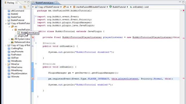 Bukkit Plugin Programmieren | #5 Listeners смотреть онлайн