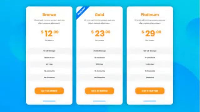 50+ Bootstrap Css Pricing Table Template Free Premium Bundle смотреть онлайн