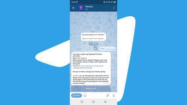TUTORIAL LENGKAP CARA MEMBUAT USERBOT TELEGRAM REPO Man-Userbot #youcut #bottelegram #telegram смотреть онлайн