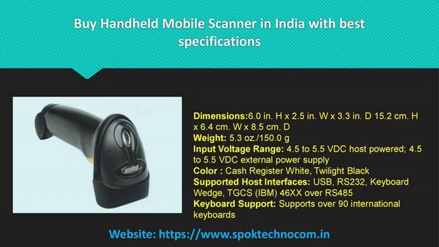 Zebra LS2208 Handheld Scanner from SPOK Technocom смотреть онлайн