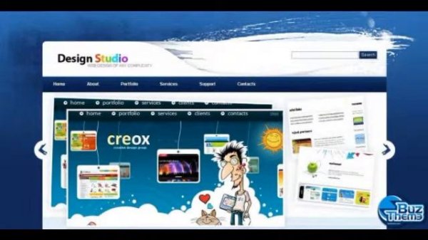 Download Web Design WordPress Theme by Mercury WP-TM