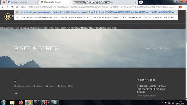 Deface POC Sql Into Out File ~ смотреть онлайн