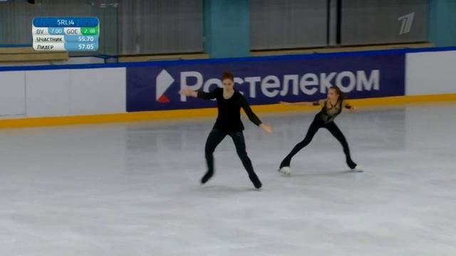 Екатерина Чикмарева - Матвей Янченков. Произвольная программа. Пары. Юниоры. Гран-при России 2022 смотреть онлайн