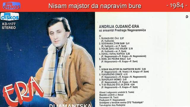 Andrija Ojdanic Era - Nisam majstor da napravim bure - (Audio 1984) смотреть онлайн